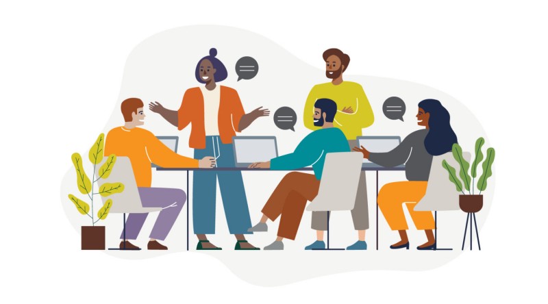Working together!